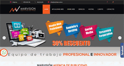 Desktop Screenshot of marvisiondelecuador.com