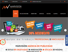 Tablet Screenshot of marvisiondelecuador.com